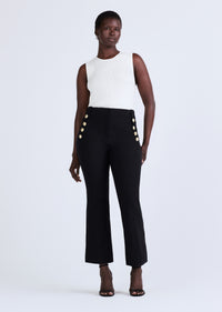 Black Robertson Crop Flare Trouser | Women's Pant by Derek Lam 10 Crosby