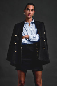 Black Walter Double Breasted Jacket | Women's Jacket by Derek Lam 10 Crosby