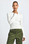 Alizee Long Sleeve Crew Neck Sweater |  Women's Sweater by Derek Lam 10 Crosby