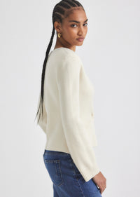 Blanc de Blanc Minta Cardigan | Women's Sweater by Derek Lam 10 Crosby