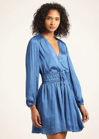 Wintery Sky Calanthe Long Sleeve Dress | Women's Dresses by Derek Lam 10 Crosby