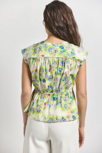 Euphorbia Multi Caroline Double Tie Top | Women's Top by Derek Lam 10 Crosby