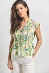 Euphorbia Multi Caroline Double Tie Top | Women's Top by Derek Lam 10 Crosby