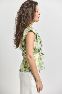 Euphorbia Multi Caroline Double Tie Top | Women's Top by Derek Lam 10 Crosby