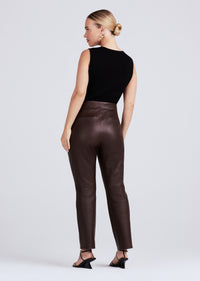 Chocolate Casimir Slim Zip Pants | Women's Pants by Derek Lam 10 Crosby