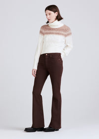 Crosby High Rise Flare Jeans - Chocolate Wash