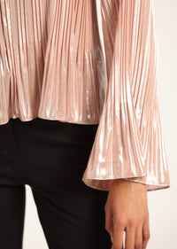 Pink Silver Claira Blouse | Women's Top by Derek Lam 10 Crosby