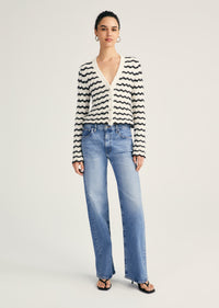 Noé Scalloped Cardigan |  Women's Sweater by Derek Lam 10 Crosby