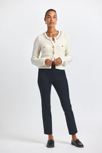 Midnight Crosby Slim Trouser | Women's Pants by Derek Lam 10 Crosby
