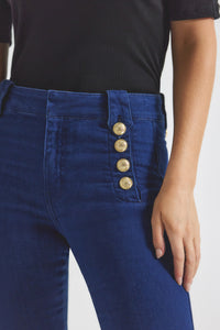 Robertson Crop Flare Jeans - Lexington Dark