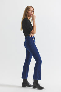 Robertson Crop Flare Jeans - Lexington Dark