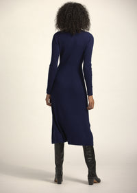 Navy Diana Turtleneck Dress | Women's Dresses by Derek Lam 10 Crosby