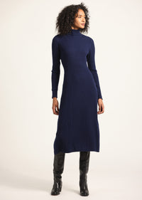Navy Diana Turtleneck Dress | Women's Dresses by Derek Lam 10 Crosby
