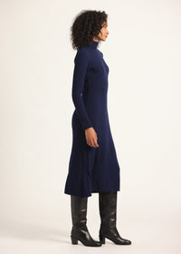 Navy Diana Turtleneck Dress | Women's Dresses by Derek Lam 10 Crosby