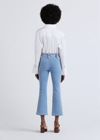 Robertson Crop Flare Jeans - Dover Light