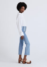 Robertson Crop Flare Jeans - Dover Light