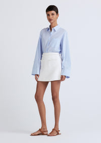White Dua Braided Skirt | Women's Skirt by Derek Lam 10 Crosby