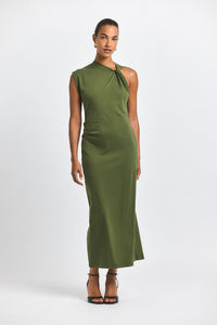 Fatigue Evelise Assymmetric Embellished Twist Dress | Women's Dresses by Derek Lam 10 Crosby