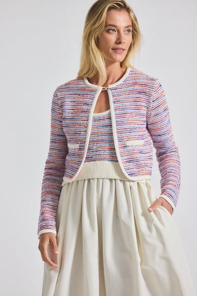 Findley Space Dyed Cardigan - Raspberry Multi – Derek Lam