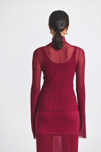 Carmine Isolde Sheer Knit Sweater | Women's Top by Derek Lam 10 Crosby