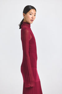 Carmine Isolde Sheer Knit Sweater | Women's Top by Derek Lam 10 Crosby