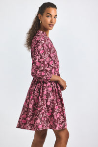 Bordeaux Multi Jessica Mini Dress | Women's Dresses by Derek Lam 10 Crosby