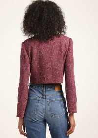 Mulberry Multi Tweed Juliette Tweed Jacket | Women's Jackets by Derek Lam 10 Crosby