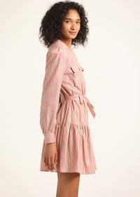 Rosewood-Gold Kayla Dress | Women's Dresses by Derek Lam 10 Crosby