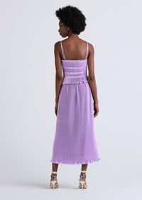 Lavender Brisha Pleated Cami Dress | Women's Dress by Derek Lam 10 Crosby