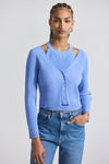 Capri Lonnie Viscose Knit Layered Cardigan | Women's Top by Derek Lam 10 Crosby