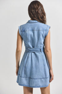 Skyler Lya Belted Denim Dress | Women's Dresses by Derek Lam 10 Crosby