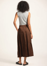 Espresso Lynne Skirt | Women's Skirts by Derek Lam 10 Crosby