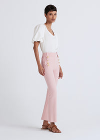 Mellow Pink Robertson Crop Flare Trousers | Women's Pants by Derek Lam 10 Crosby