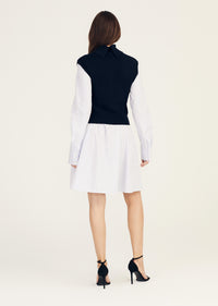 Cressida Mixed Media Dress |  Women's Dress by Derek Lam 10 Crosby