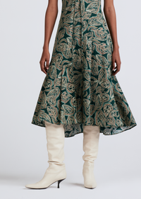 Moss Multi Reina Sleevless Midi Dress | Women's Dresses by Derek Lam 10 Crosby