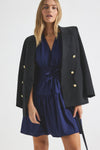 Night Sky Tora V-Neck Dress - Women's Dress by Derek Lam