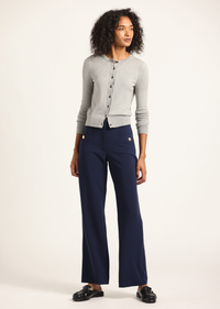 Navy Nell Wide Leg Pants | Women's Pants by Derek Lam 10 Crosby