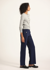 Navy Nell Wide Leg Pants | Women's Pants by Derek Lam 10 Crosby