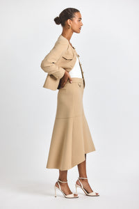 Camel Nicolette Midi Skirt | Women's Skirts by Derek Lam 10 Crosby