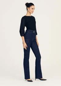 Charles High Rise Pocket Flare |  Women's Denim by Derek Lam 10 Crosby