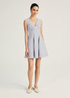 Concha Sleeveless V-Neck Dress |  Women's Dress by Derek Lam 10 Crosby