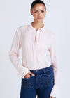 Valera Long Sleeve Tuxedo Shirt - Pink Dogwood