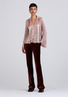Pink Silver Ellery Long Sleeve Blouse | Women's Pants by Derek Lam 10 Crosby
