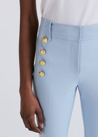 Powder Blue Robertson Crop Flare Trousers | Women's Pants by Derek Lam 10 Crosby