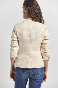 Ecru Multi Ralph Jacket | Women's Jackets by Derek Lam 10 Crosby