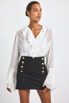 Black Reyna Mini Skirt | Women's Skirts by Derek Lam 10 Crosby