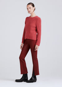 Rhubarb Ryan Puff Sleeve Sweater | Women's Sweater by Derek Lam 10 Crosby