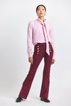 Bordeaux Robertson Flare Leg Trouser | Women's Pants by Derek Lam 10 Crosby