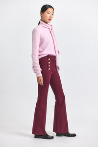 Bordeaux Robertson Flare Leg Trouser | Women's Pants by Derek Lam 10 Crosby