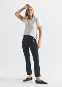 Midnight Robertson Slim Trouser | Women's Pants by Derek Lam 10 Crosby